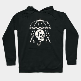 Umbrella skull tattoo Hoodie